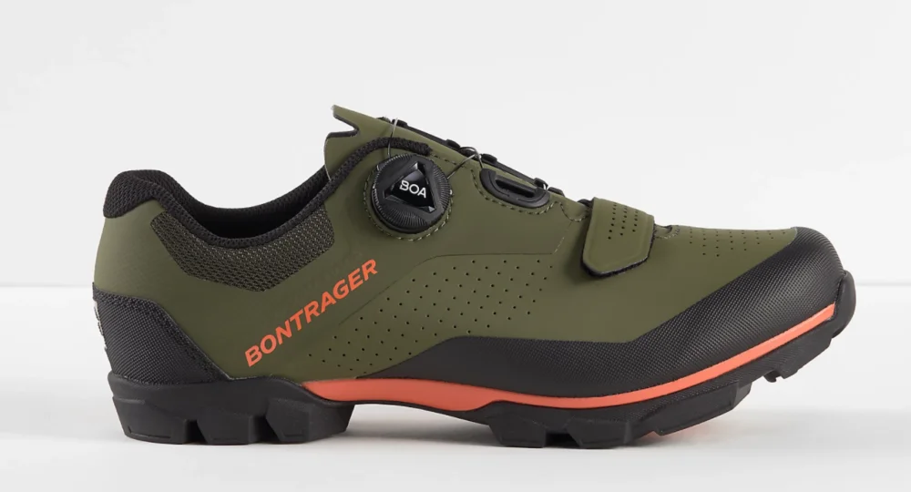 Nowy Buty MTB Bontrager Foray 46 Oliwkowy szary/Pomarańczowy Radioactive