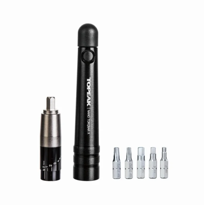 TOPEAK KLUCZ NANO TORQBAR X 2-6Nm, w/5 tool bits Bezpieczne zakupy