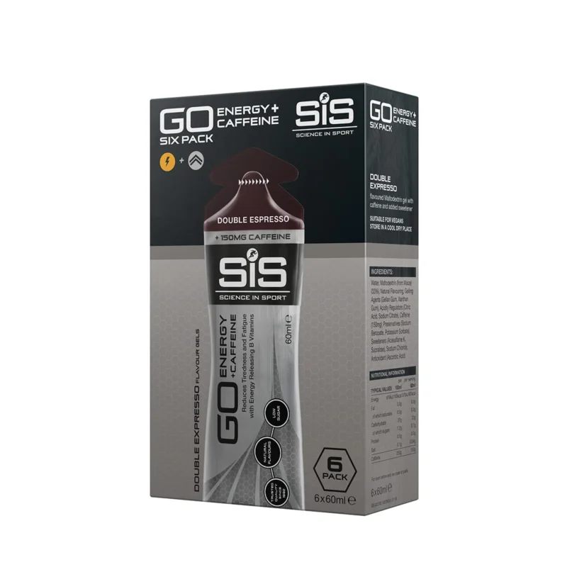 SIS Źel z podwójną Kofeiną Podwójne Espresso 60ml Bezpieczne zakupy
