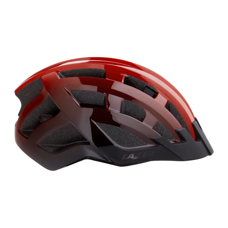 Kask Lazer Comp DLX CE-CPSC Red Black uni +net+led Bezpieczne zakupy