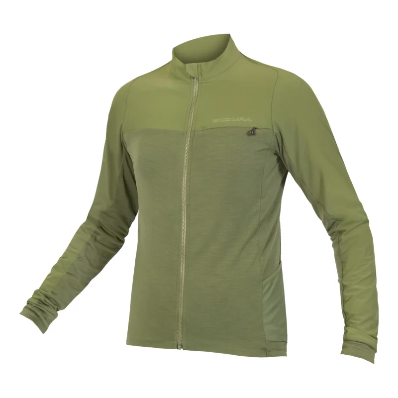 Premium Endura Koszulka GV500 L/S Jersey Oliwkowy