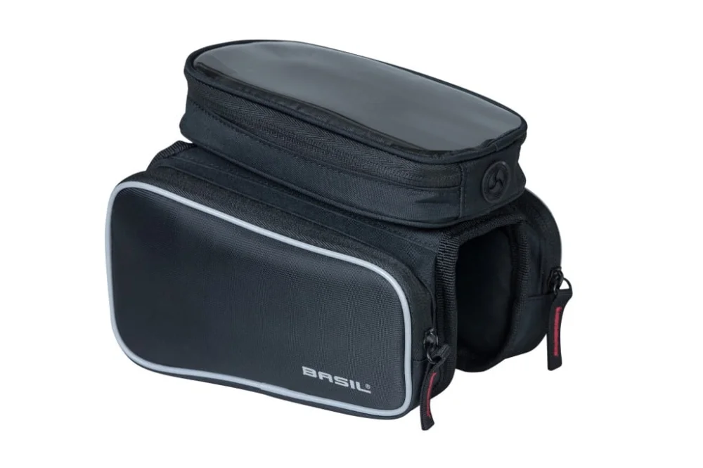 BASIL SPORT DESIGN TORBA DOUBLE FRAME BAG, black Wyprzedaż