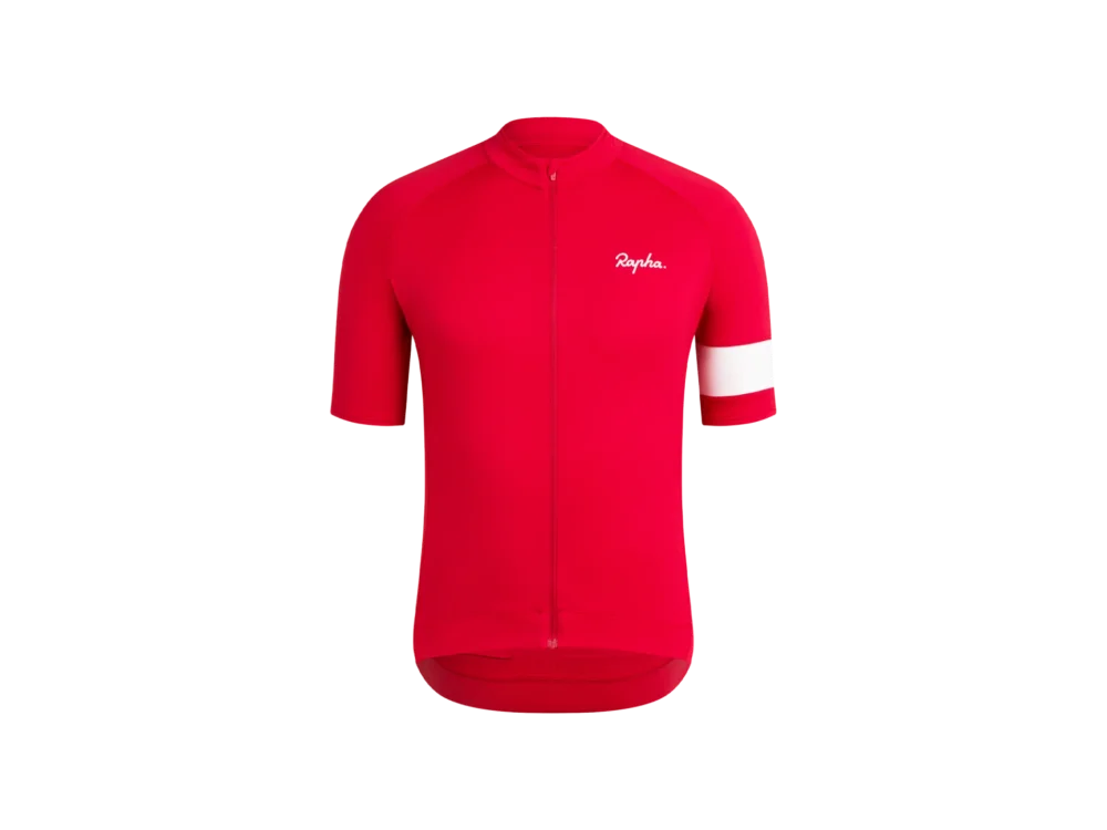 Do wyczerpania zapasów Koszulka rowerowa Rapha Core Czerwony