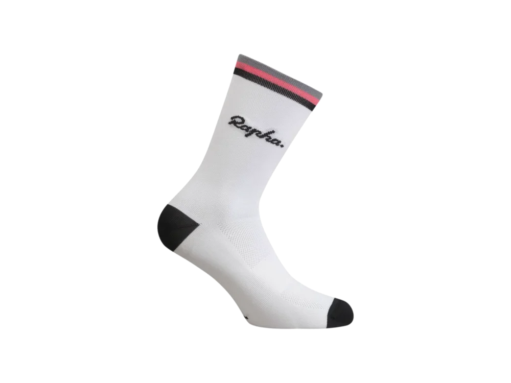 Popularny Skarpety rowerowe z logo Rapha Biały