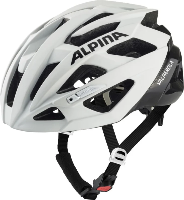 ALPINA KASK VALPAROLA WHITE-BLACK MATT Łatwy zwrot