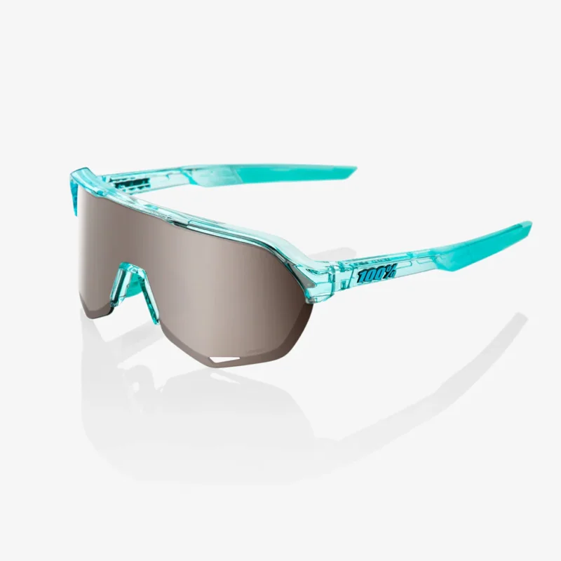 Okulary 100% S2 - Polished Translucent Mint - HiPER Silver Mirror Lens Hit sprzedaży