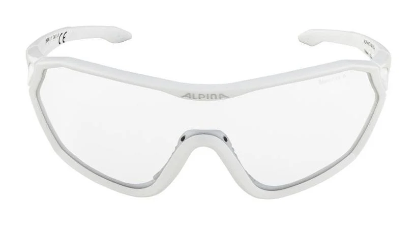ALPINA OKULARY S-WAY VL+ kolor WHITE MATT szkło BLACK S1-3 FOGSTOP Darmowy zwrot