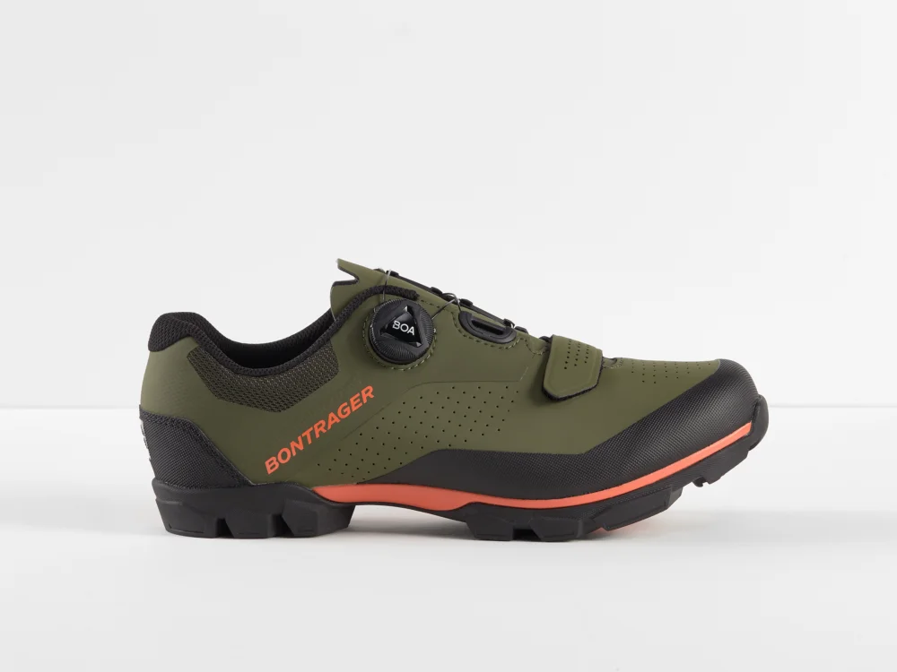 Okazja Buty MTB Bontrager Foray 45 Oliwkowy szary/Pomarań