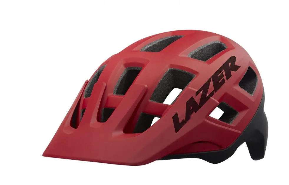 Kask Lazer Coyote Matte Red Black Obniżka ceny