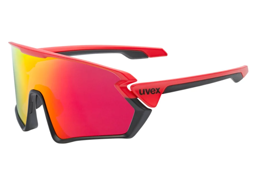 Cena promocyjna UVEX Okulary Sportstyle 231 red black mat mirror(cat. 3)