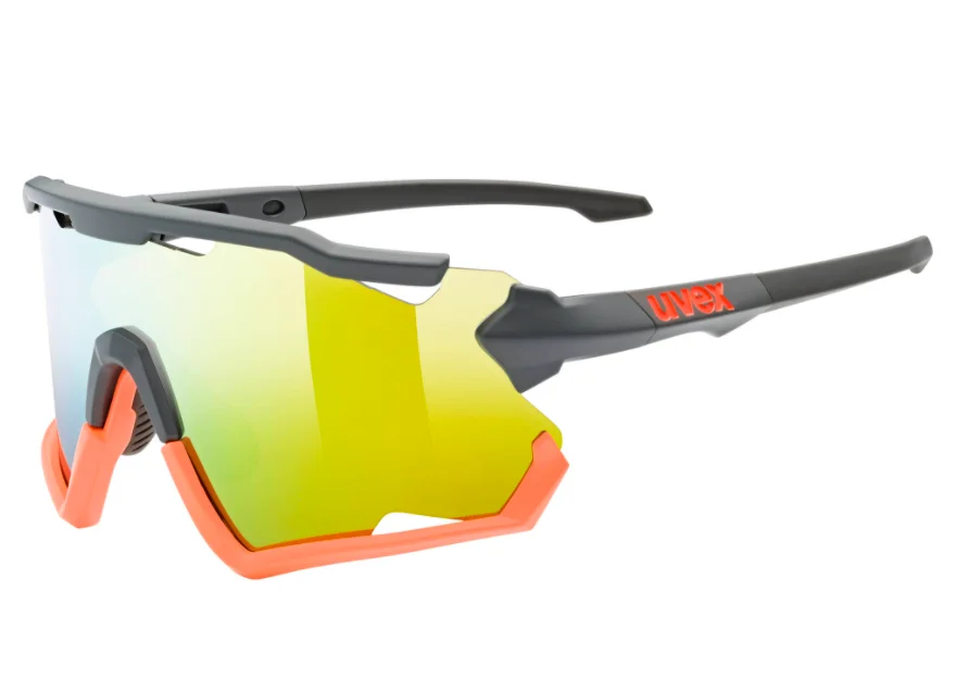 UVEX Okulary Sportstyle 228 grey orange mat mirror(cat. 3) Sprawdź teraz