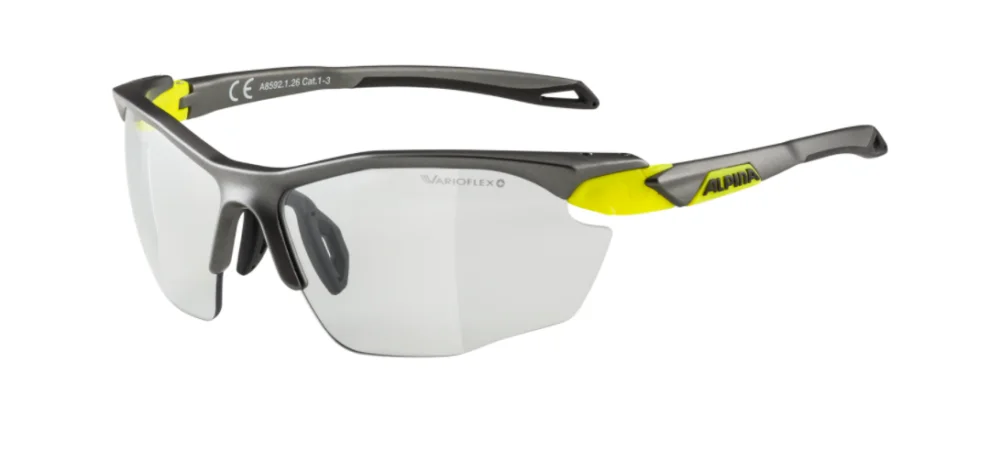 ALPINA OKULARY TWIST FIVE HR VL+ kolor TIN MATT-NEON YELLOW szkło BLACK Cat.1-3 FOGSTOP Nowość