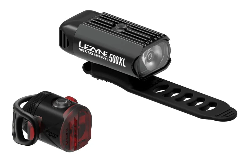 Tani Zestaw lampki LEZYNE HECTO DRIVE 500XL przód 500,tył 5 lumenów