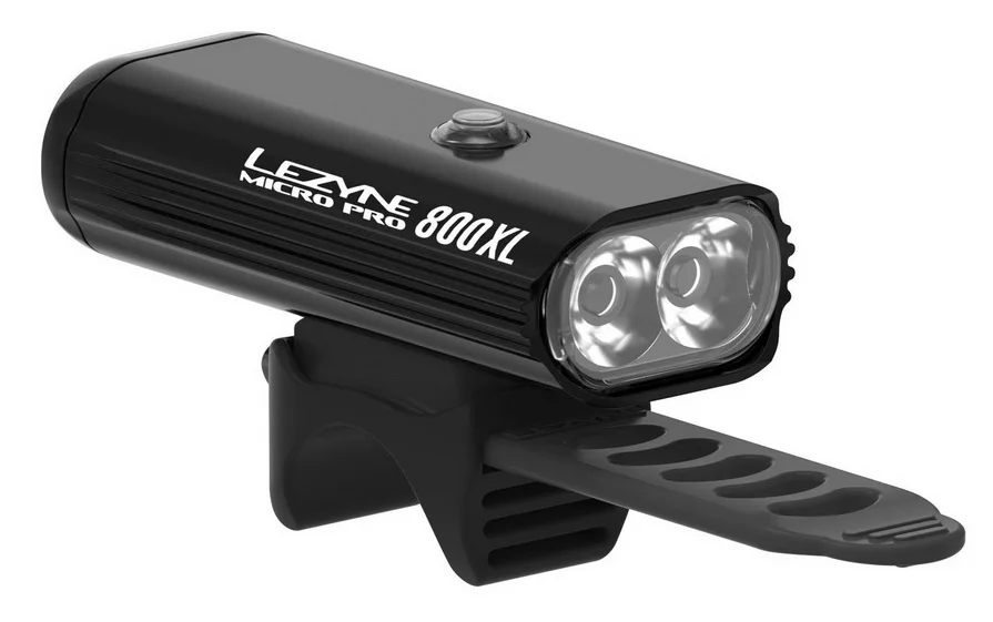 Lampka przednia LEZYNE MICRO DRIVE PRO 800XL 800 lumenów, usb czarna Darmowa dostawa
