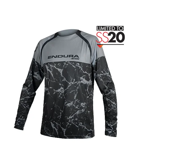 Endura Koszulka MT500 Marble L/S T LTD czarna Do wyczerpania zapasów
