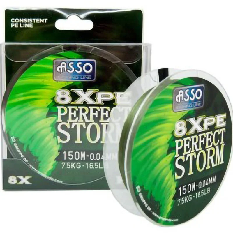 Plecionka Asso 8XPE Perfect Storm St Spool Green-6a 8x75den 0,18mm 1000m Ostatnia szansa