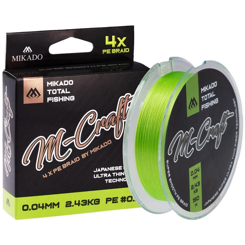 Plecionka Mikado M Craft Braid 0.04mm/2.43kg/150m Fluo Promocja