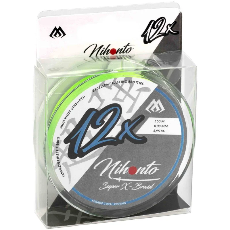 Plecionka Mikado Nihonto Super X-braid 0.12mm/9.83kg/150m Fluo Super okazja