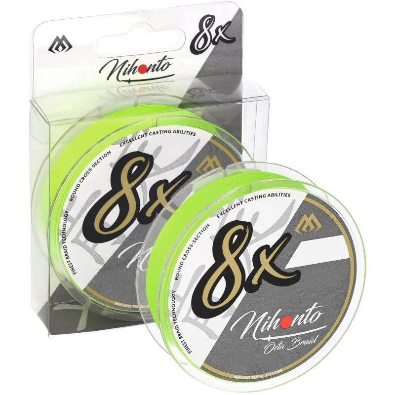 Plecionka Mikado Nihonto Octa Braid - 0.10mm/7.75kg/300m - Fluo Bezpieczna płatność