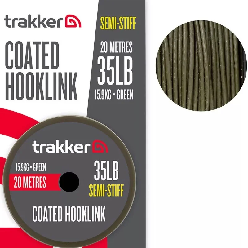 Plecionka W Otulinie Trakker Semi Stiff Coated Hooklink - 35lb 15.9kg Szybka dostawa