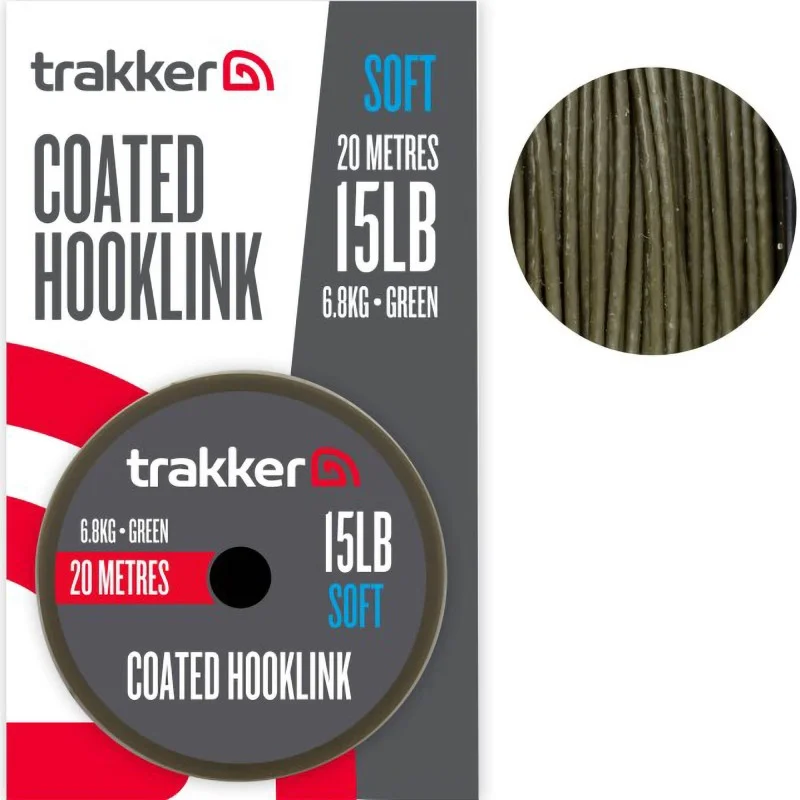 Okazja Plecionka W Otulinie Trakker Soft Coated Hooklink - 15lb 6.8kg