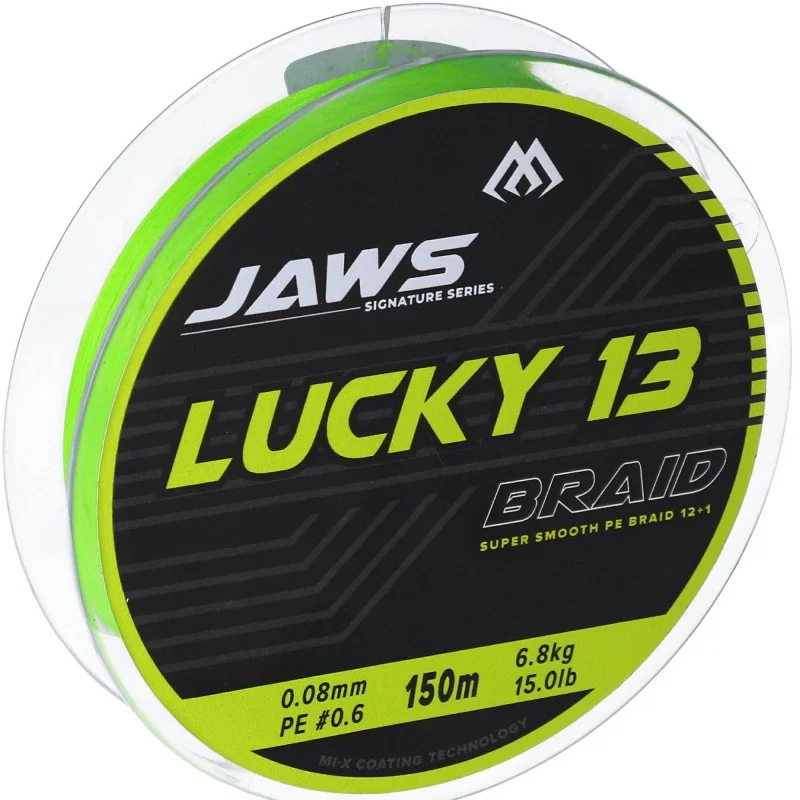 Plecionka Mikado Jaws Lucky 13 0.08mm/6.8kg/150m - Fluo Zielona Szybka wysyłka