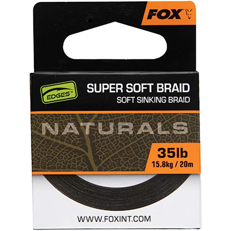 Plecionka FOX Naturals Soft Braid 20m 35lb Premium