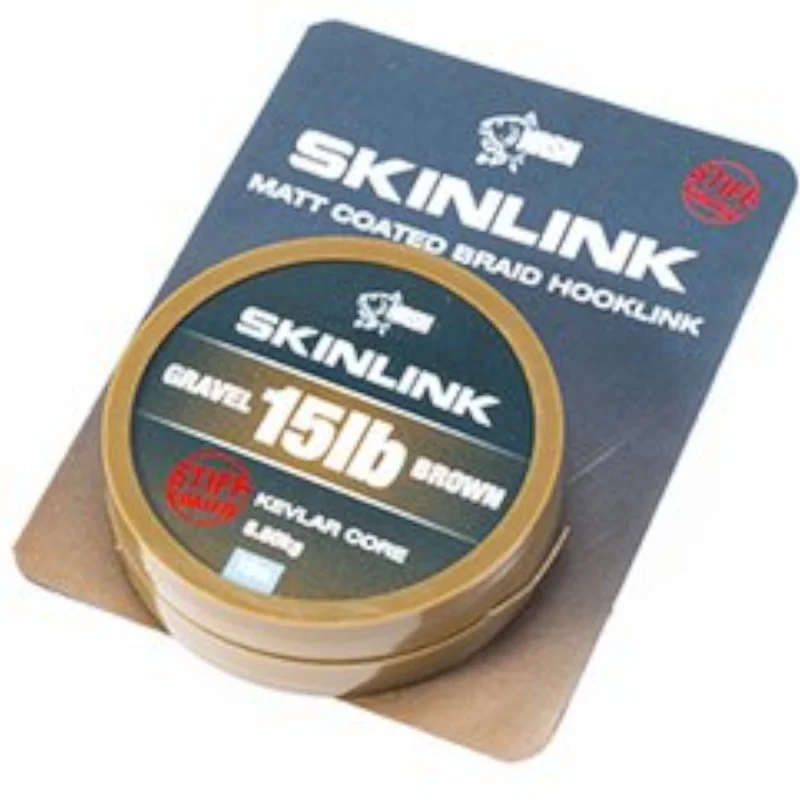 Plecionka Nash Skinlink Stiff Gravel 35LB Łatwy zwrot