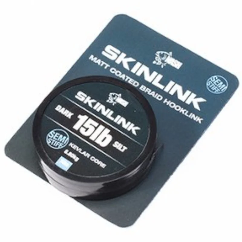 Wysoka jakość Plecionka Nash Skinlink Semi-Stiff Silt 35lb