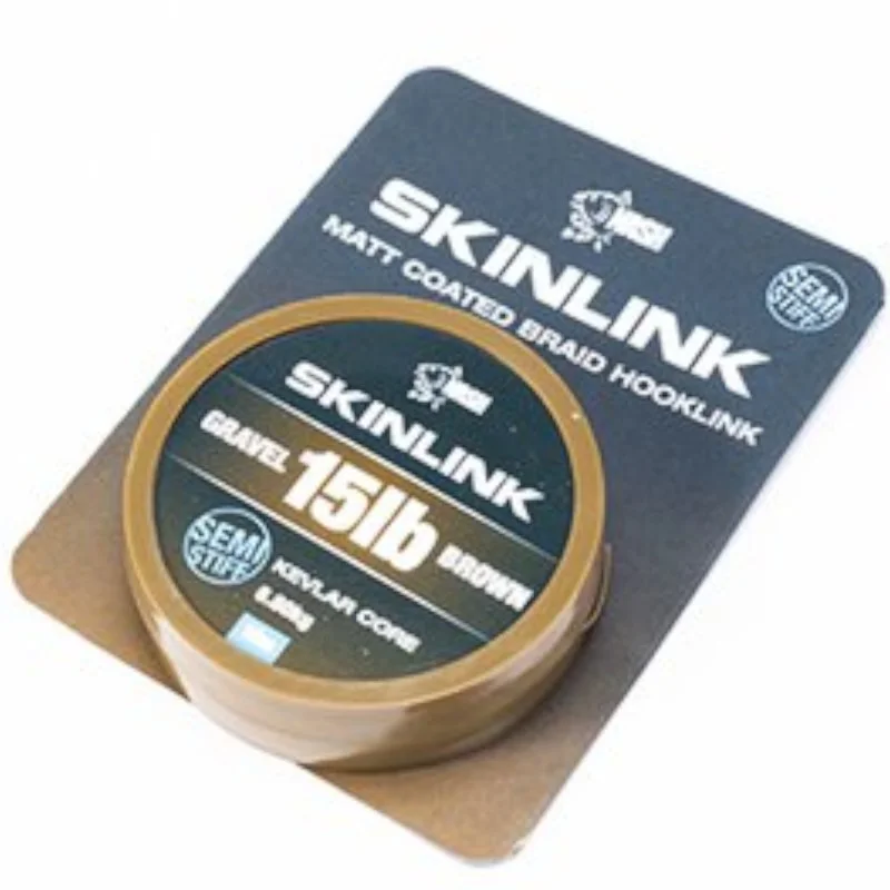 Plecionka Nash Skinlink Semi-Stiff Gravel 20LB Łatwy zwrot