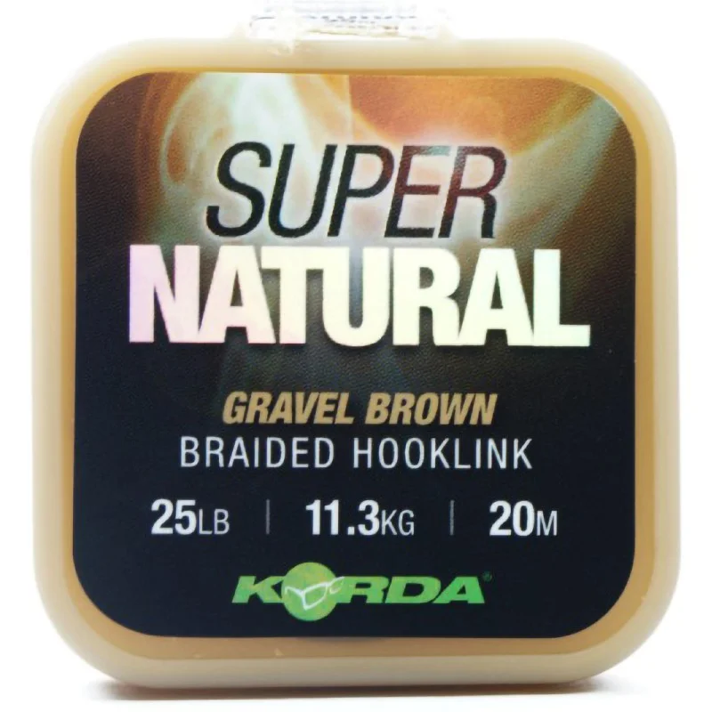 Plecionka Korda Super Natural Gravel Brown Braided 25lb 20m Oferta limitowana