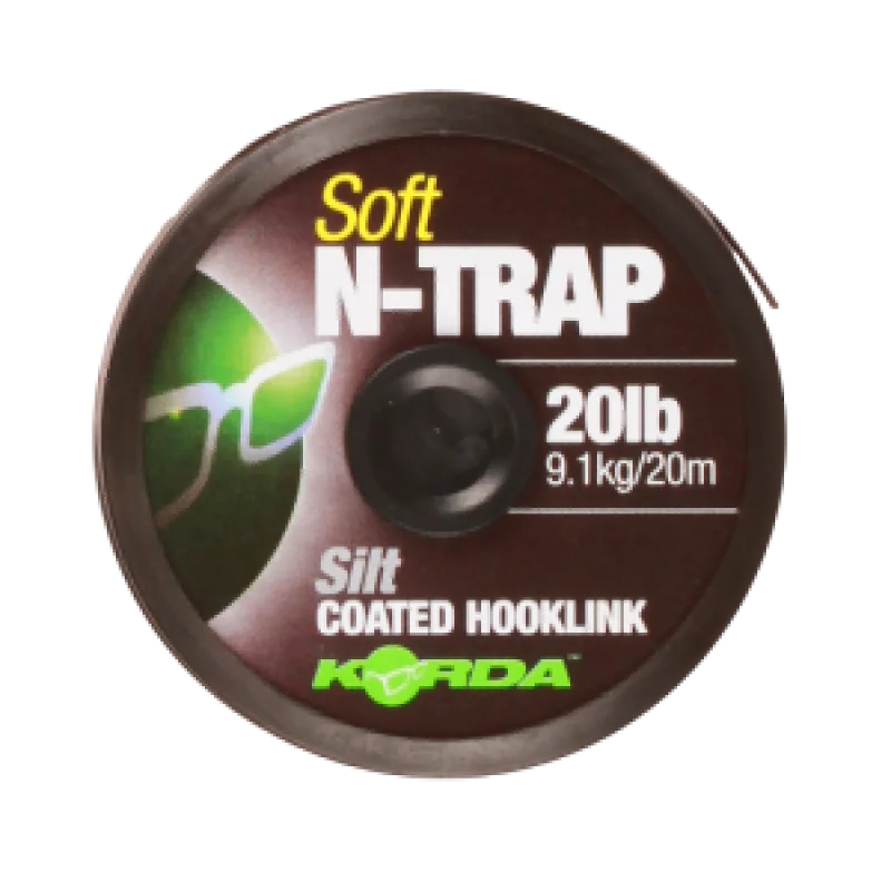 Plecionka Korda Soft N-Trap Gravel Brown Coated 20lb 20m Oferta limitowana