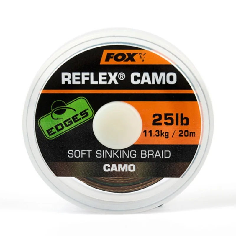 Plecionka Fox Edges Reflex Camo Soft Sinking Braid 25lb - 20m Niska cena