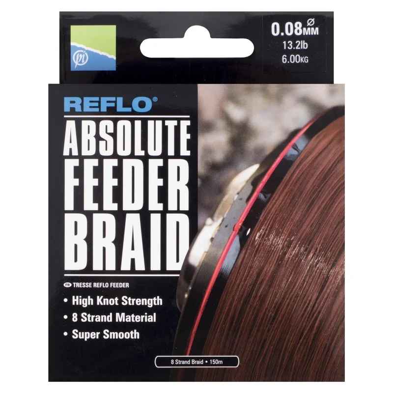 Plecionka Preston Reflo Absolute Feeder Braid 150m 0,10mm Taniej
