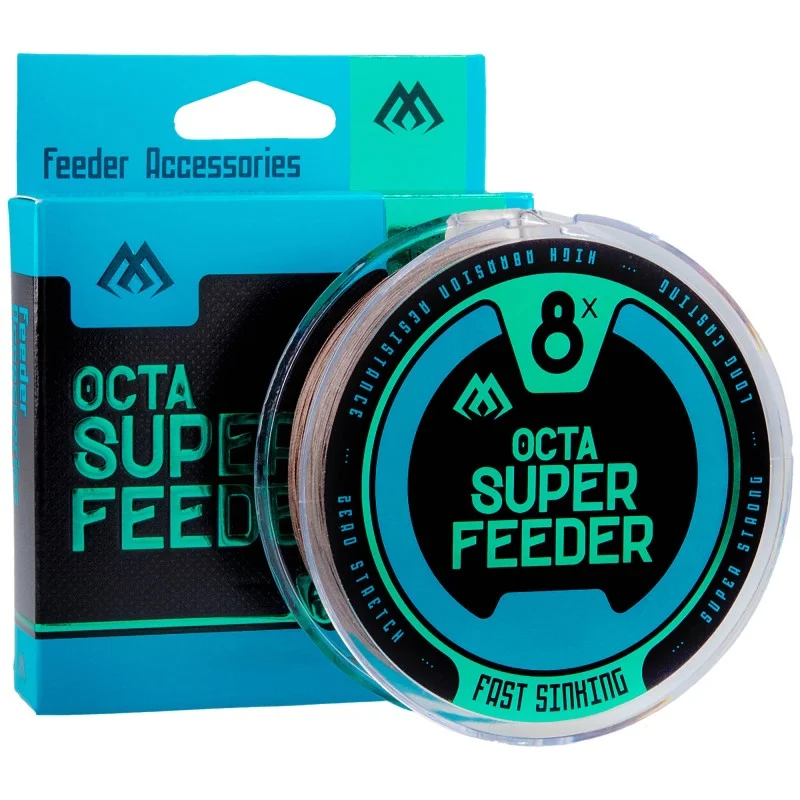 Plecionka Mikado Octa Super Feeder Tonąca - 0.12mm/9.10kg/150m Darmowy zwrot