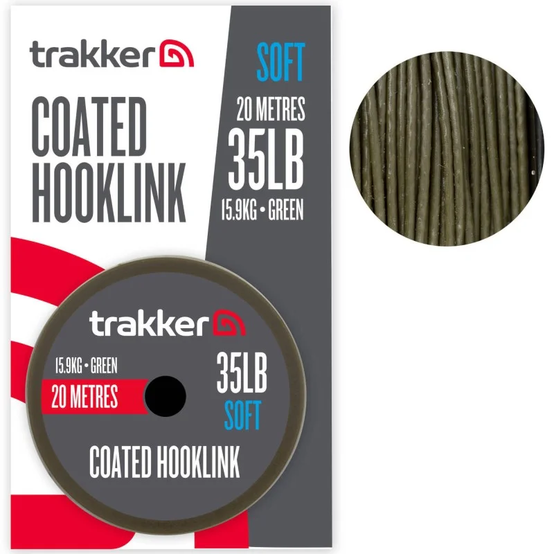 Kup teraz Plecionka W Otulinie Trakker Soft Coated Hooklink - 35lb 15.9kg