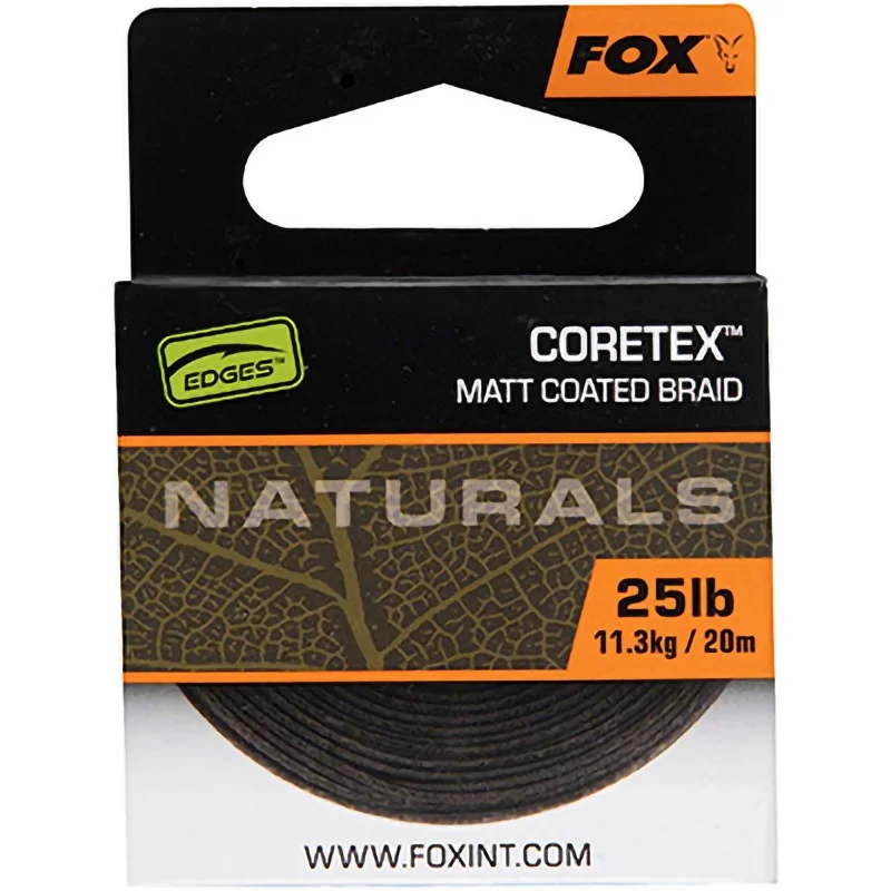 Nie przegap Plecionka Fox Naturals Coretex x 20M 25lb/11.3kg