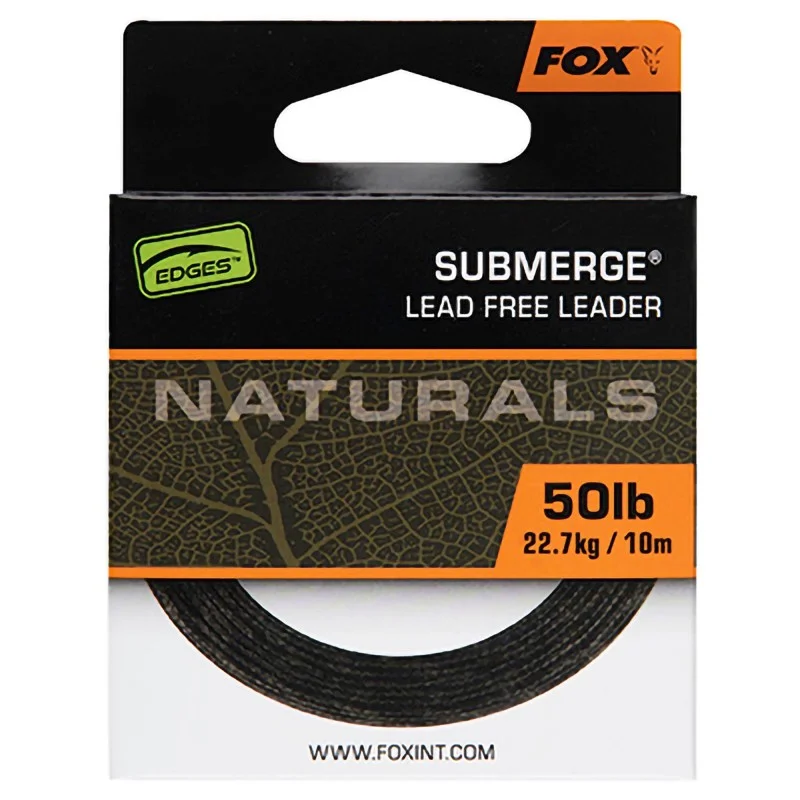 Zamów teraz Leadcore Fox Naturals Submerge Leader x10m 50lb/22.7kg