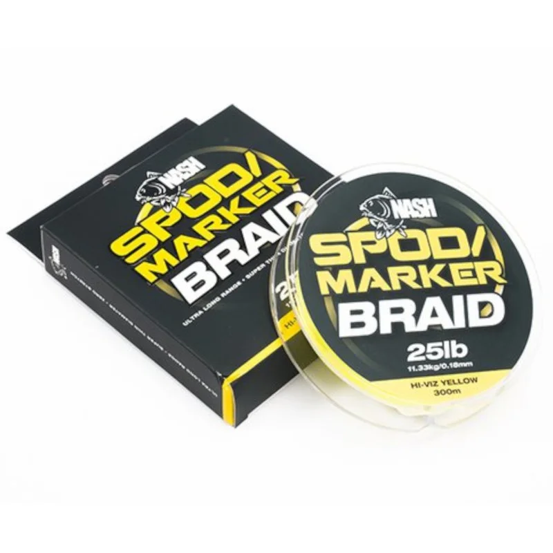 Plecionka do spoda Nash Spod & Marker Braid Hi Viz Yellow25lb/0.18mm x 300m Do wyczerpania zapasów