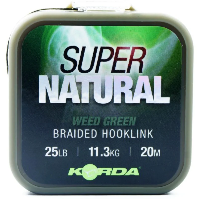 Plecionka Korda Super Natural Weed Green Braided 25lb 20m Szybka wysyłka