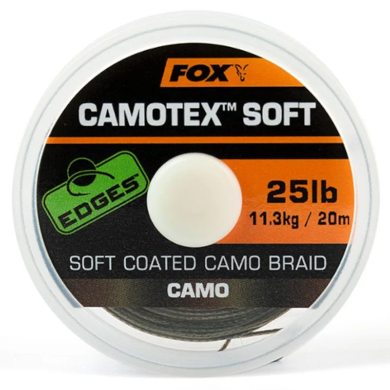 Premium Plecionka Fox Edges Camotex Stiff Coated Camo Braid 25lb-20m. CAC739