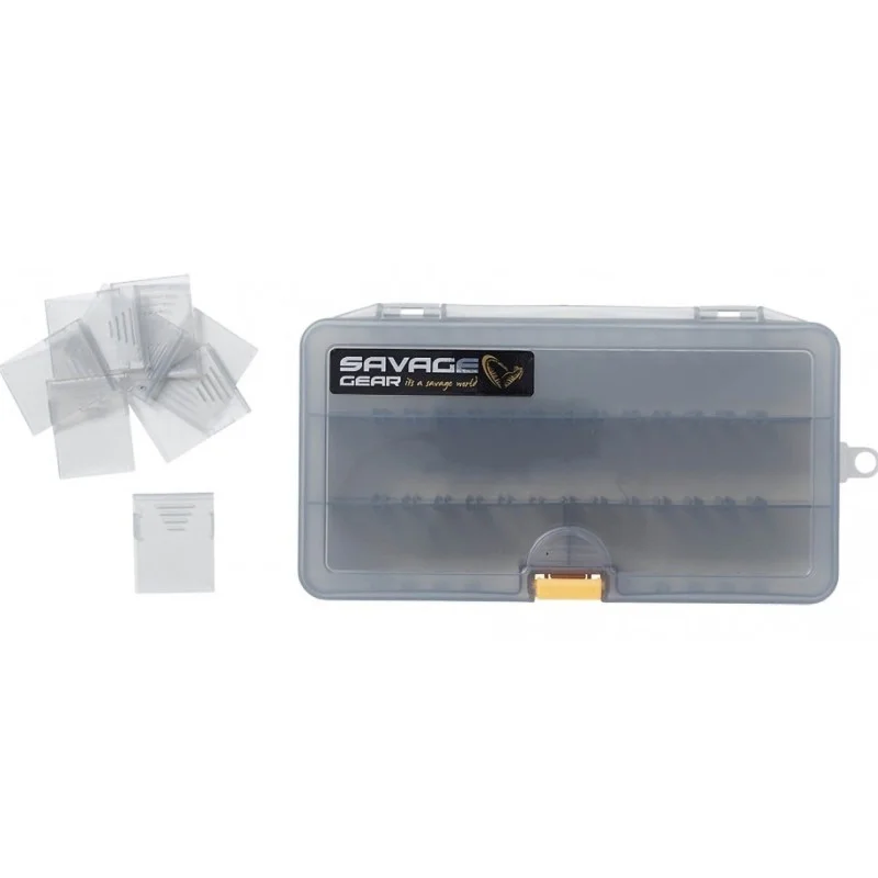 Organizer Savage Gear Lurebox 4B Smoke 21.4x11.8x4.5cm Ostatnia szansa