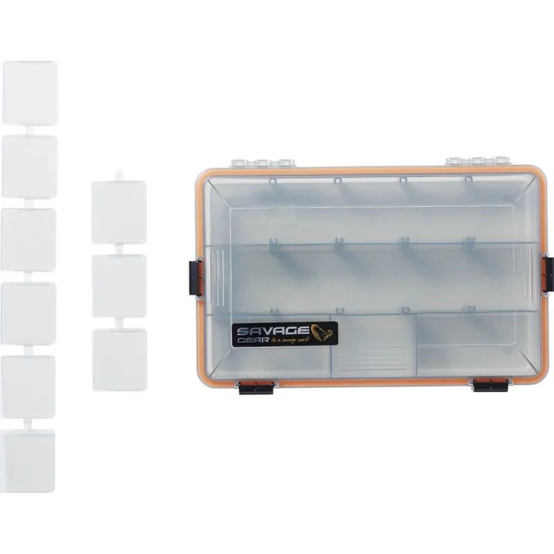 Premium Organizer Savage Gear Wp Lurebox 4B Smoke 27.5x18x5cm