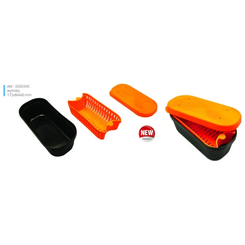 Pojemnik Z Sitkiem I Pokrywką Mistrall 17,2x8,4x6cm Ograniczona ilość