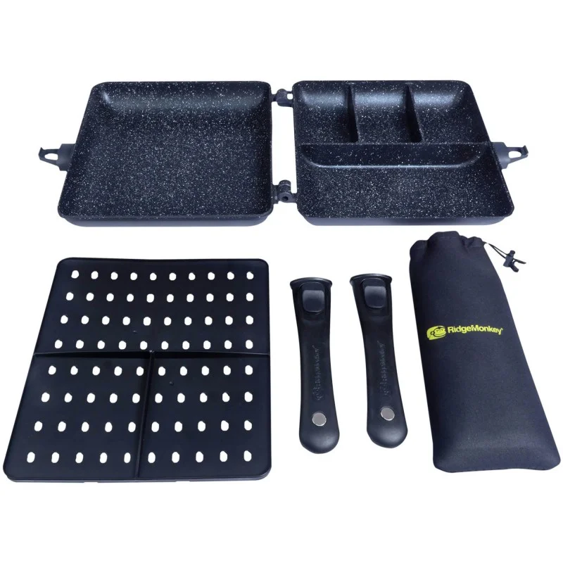 Zestaw Do Gotowania Na Parze RidgeMonkey Connect Combi & Steamer XXL Granite Edition Ograniczona ilość