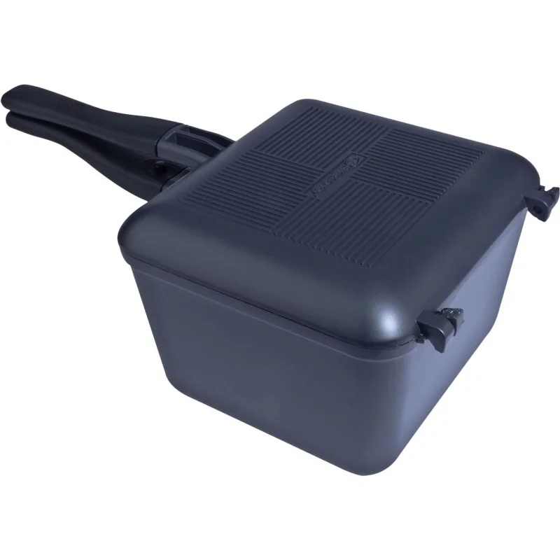 Głęboki Rondel Z Patelnią RidgeMonkey Connect Deep Pan & Griddle XL Granite Edition Cena promocyjna