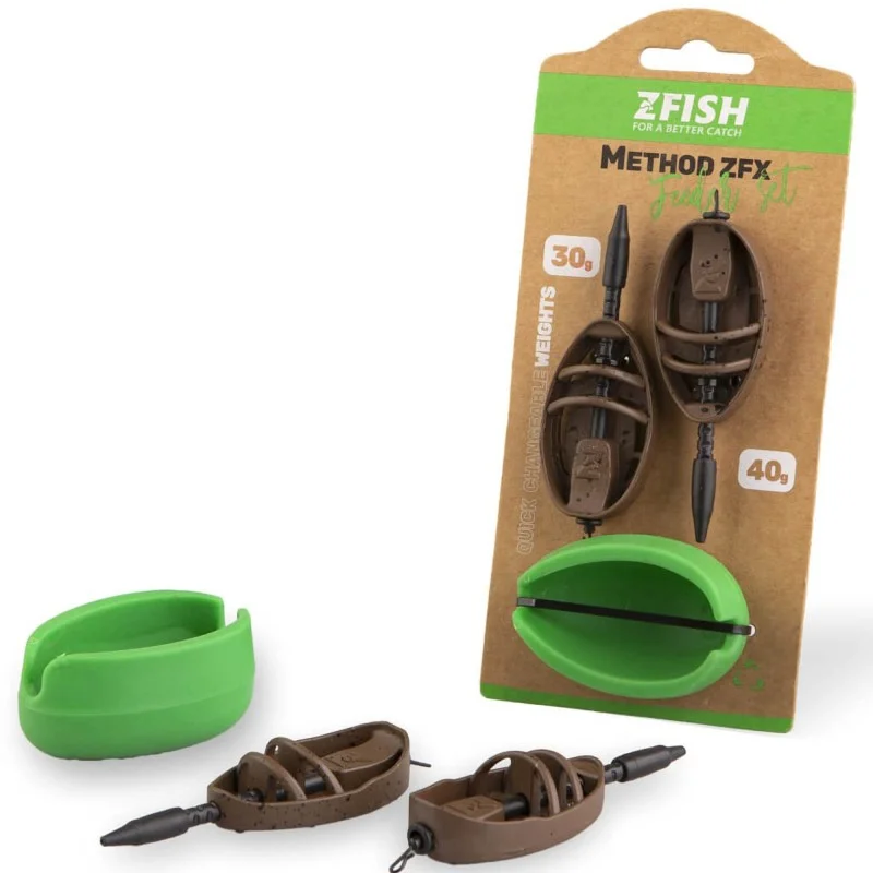 Hit cenowy Koszyczki Zfish Method Feeder Set Zfx 30,40g + Foremka