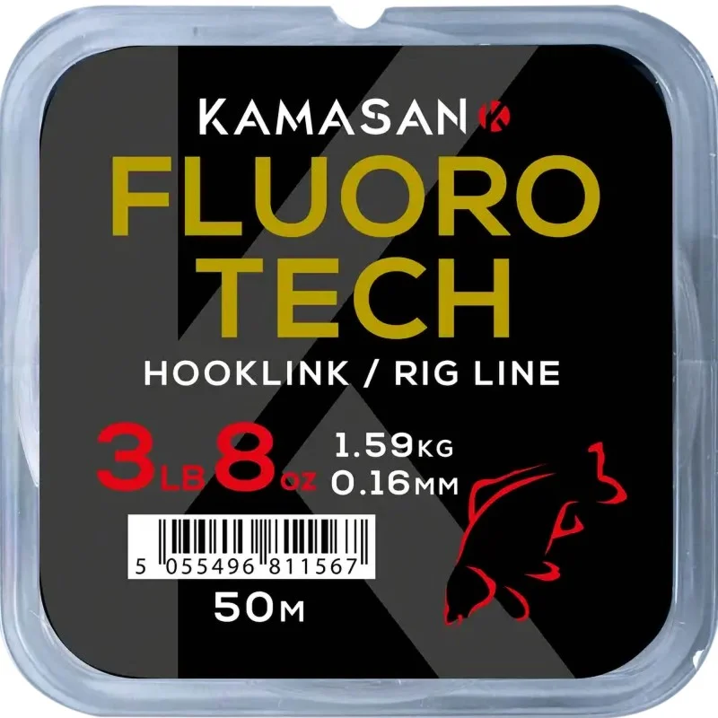 Fluorocarbon Kamasan Fluoro Tech 8lb 0,25mm 50m Bezpieczne zakupy