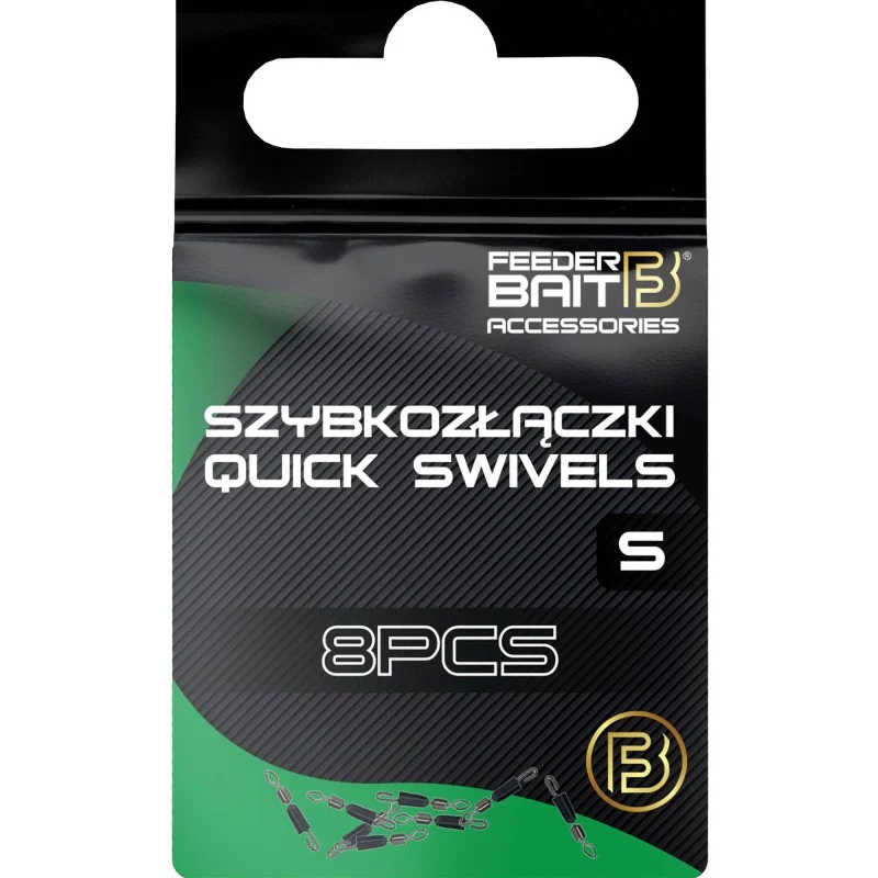 Szybkozłączki Feeder Bait Quick Swivels S 8szt Tylko dziś