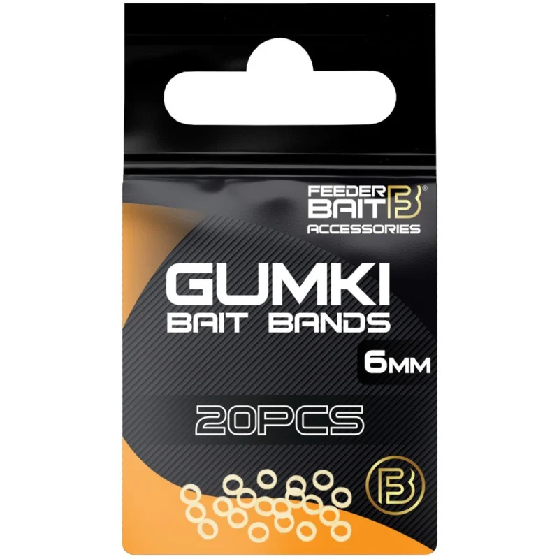 Gumki Feeder Bait Bait Bands 6mm 20szt Wybór klientów